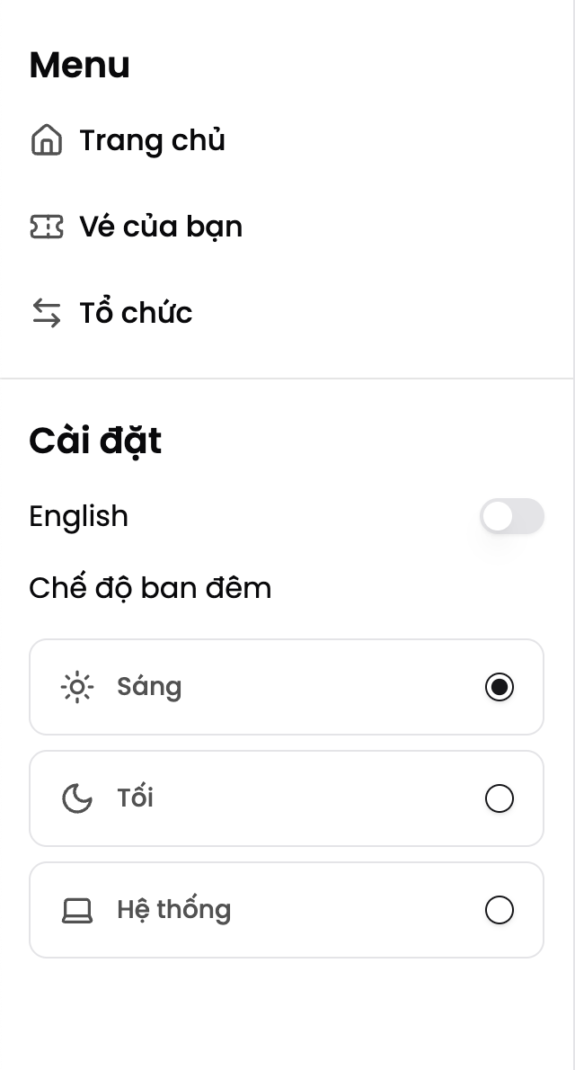 Thay đổi ngôn ngữ trong Cài đặt