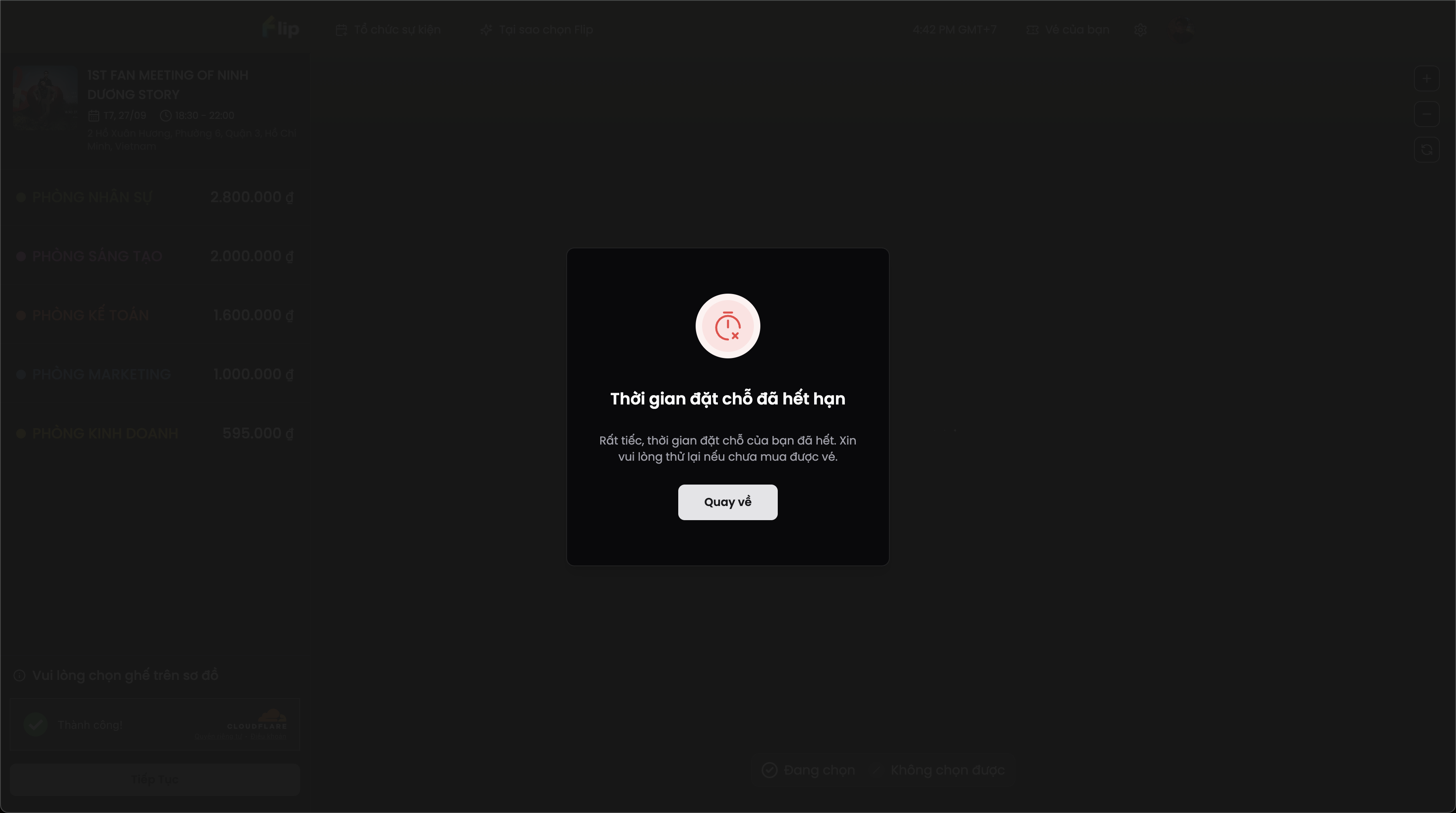 Vị trí hết hạn